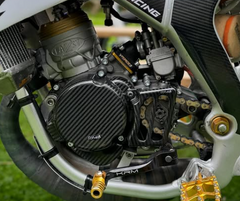 Carbon Fiber Ontstekingsdeksel + Koppelingsdeksel + Oliepomp Deksel Derbi Euro 3/4