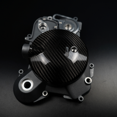 Carbon Fiber Ontstekingsdeksel + Koppelingsdeksel + Oliepomp Deksel Derbi Euro 3/4